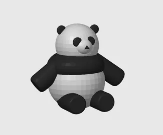 Chonky Poly Panda