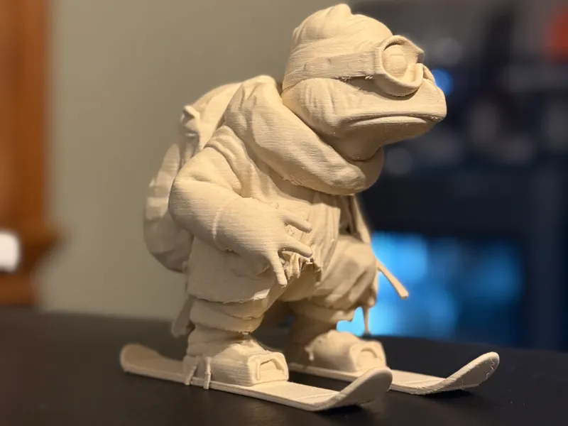 Slippy Shreds – The Skier Bullfrog