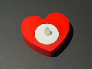 Heart-Shaped Tealight Holder