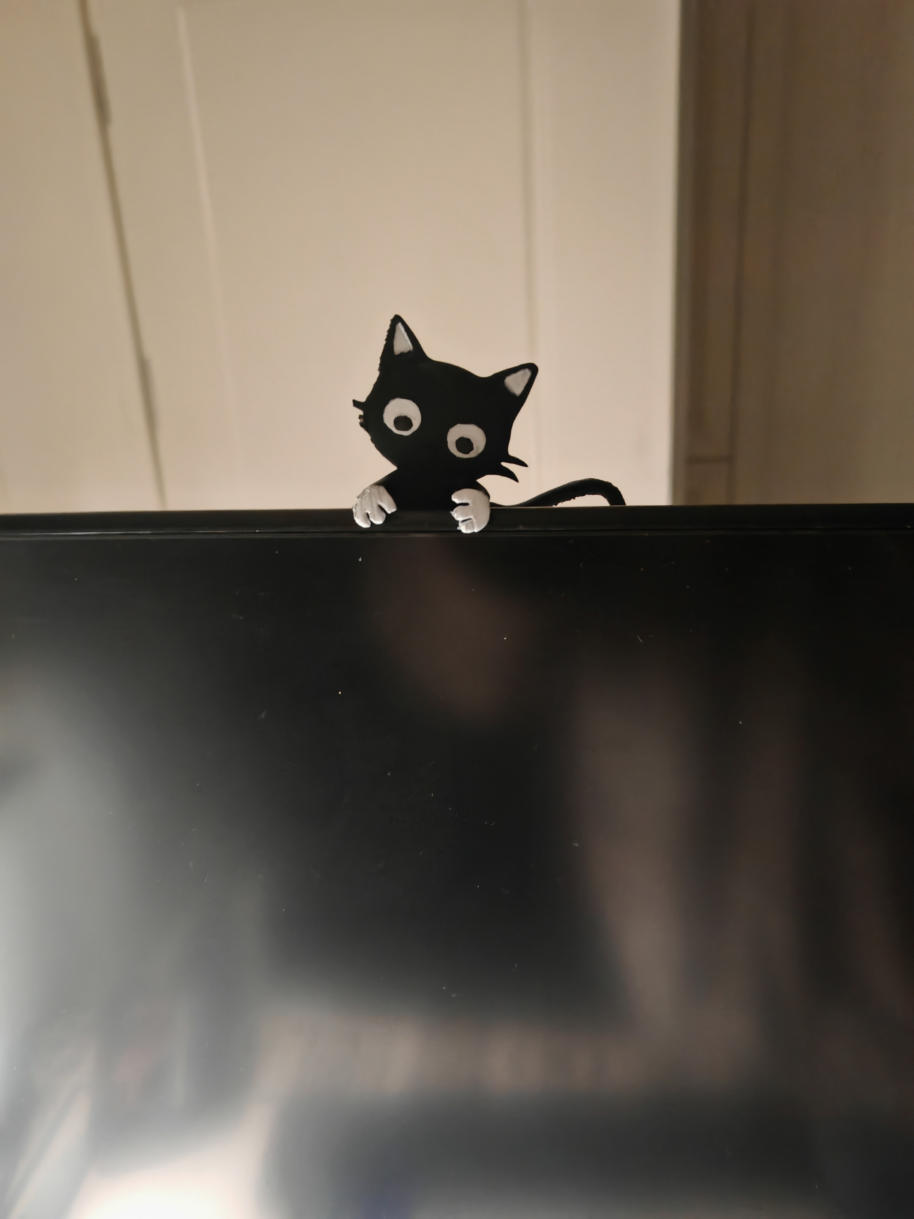 Miniatura 2 do modelo 3D 显示器小猫摆件