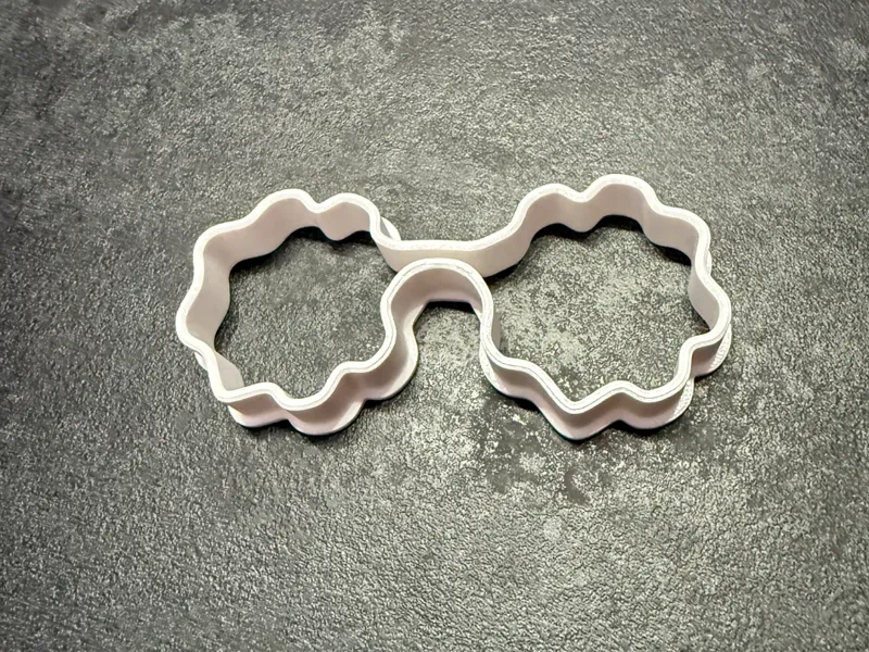Mamma mia glasses cookie cutter