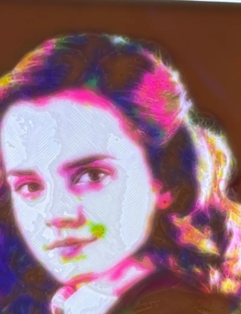Hermione Granger Harry Potter CMYK Lithophane