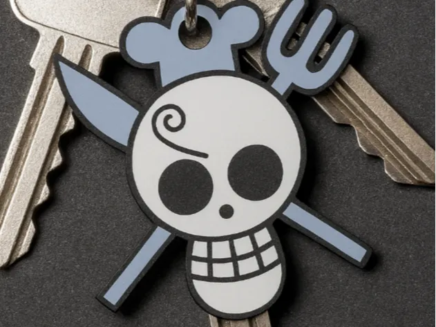 One piece keychain (Vinsmoke Sanji)