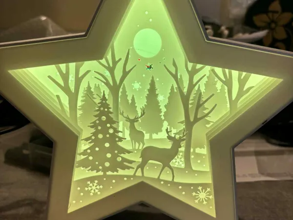 Lampe d'ombre de Noël