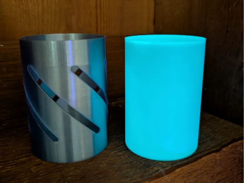 Glow-in-the-Dark Vortex Pen Holder