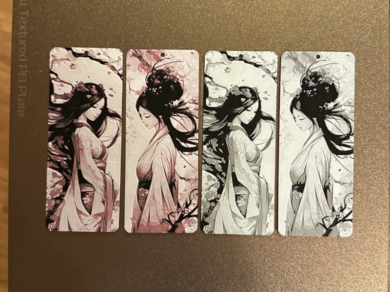 Japanese Woman Sakura Bookmarks