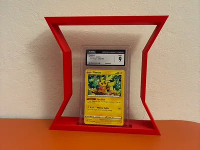 Simple Hourglass Shaped Card Holder (PLA)