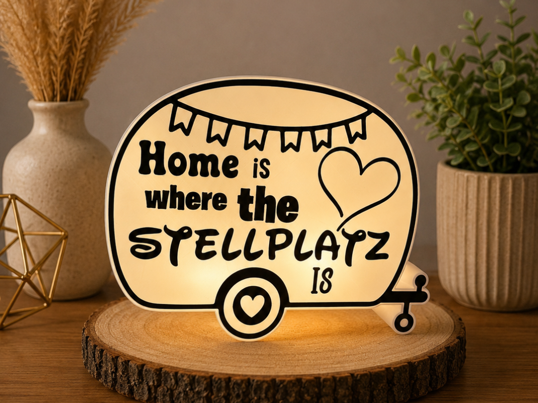 Lichtkasten Camping -Home -Stellplatz