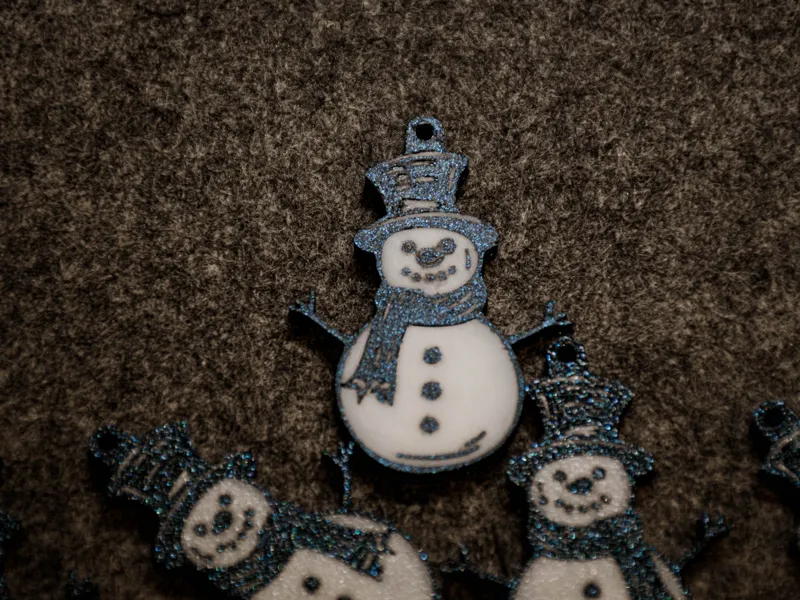 Snowman Keychain
