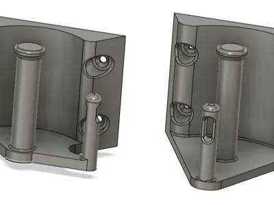 Wall & Surface Mount Solder Wire Holder – Screw