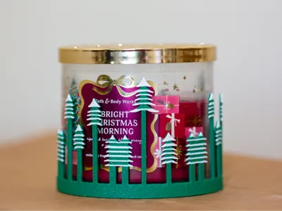 Christmas Bath and Body Works Candle Holder