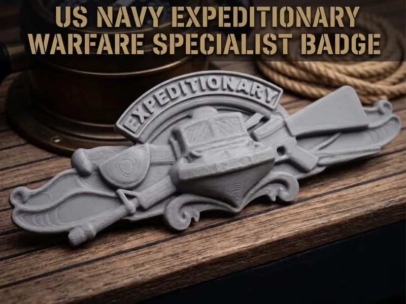 US Navy Expeditionary Warfare Specialist Badge