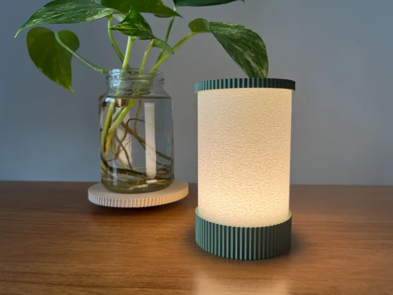 Ripple Cylinder Lamp LED 001