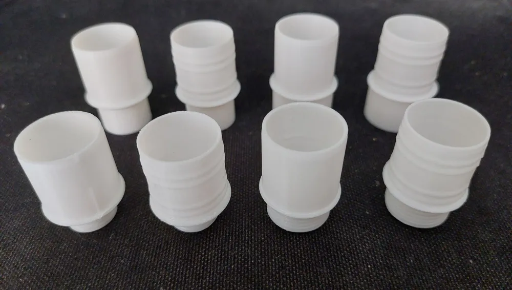 Set Racores Set de racores para manguera de piscina 38mm 3/4'' y 1'' - Modelo de ...