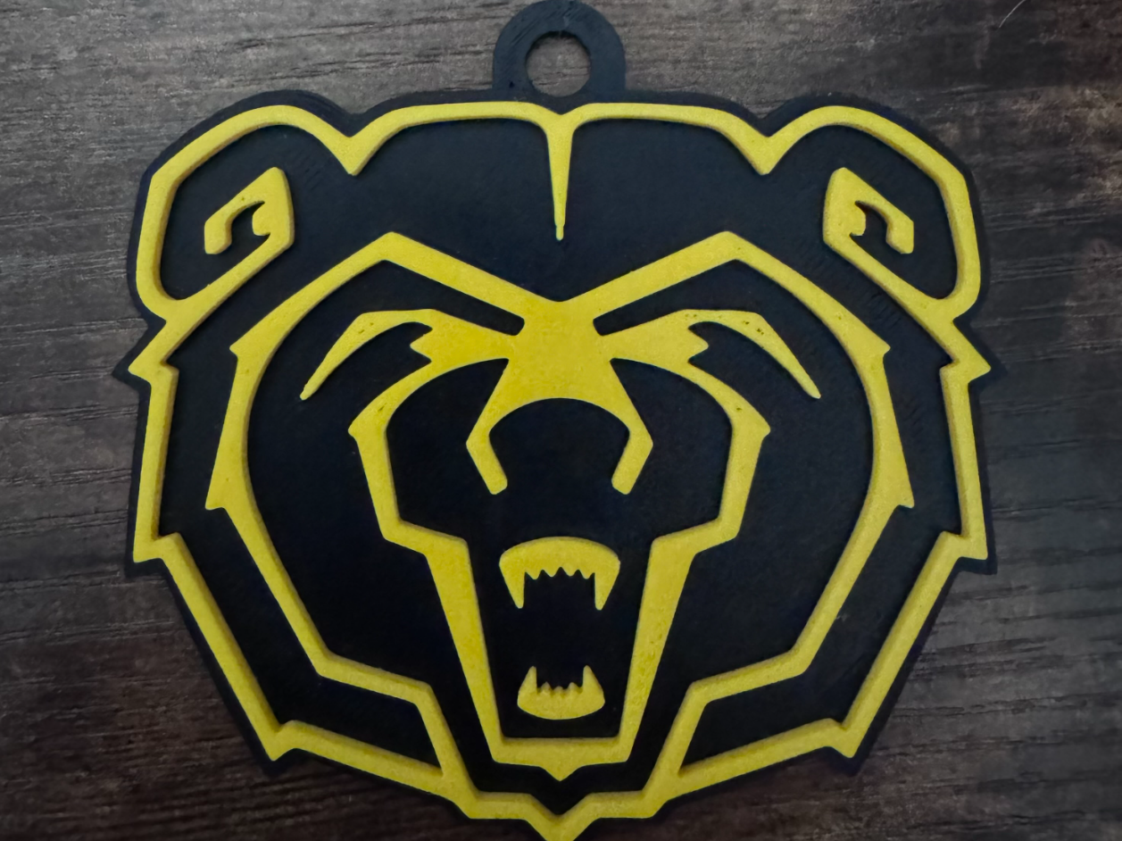 Bruin Bear Hype Chain Pendant | Mascot Chain Charm