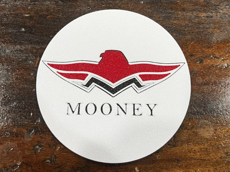 Mooney Aircraft Company Logo Coaster
