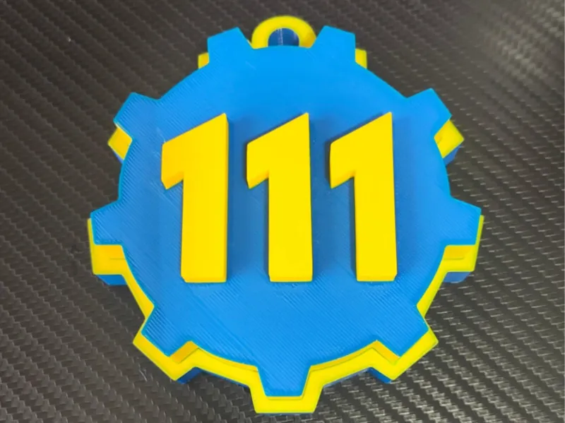 HUUUUGE Fallout 111 Vault Keychain