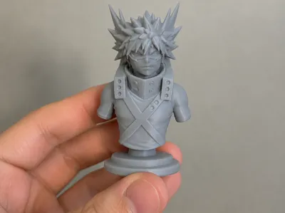 Bakugo From My Hero Academia Fan Art Bust