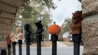 Halloween Finials (Wrought Iron Fence Toppers)