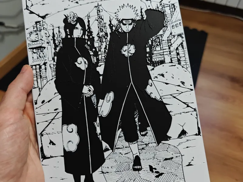 Konan & Deva Path (Naruto) HueForge