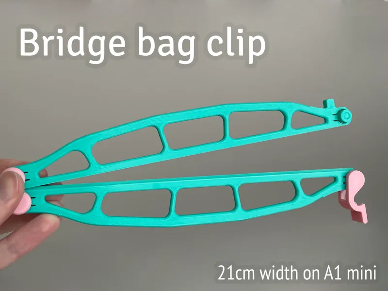 Bridge bag clip (open source)