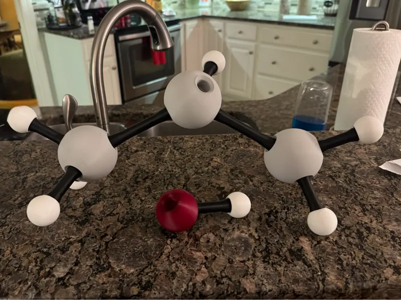 Molecules with Different Size Molecules/Rods