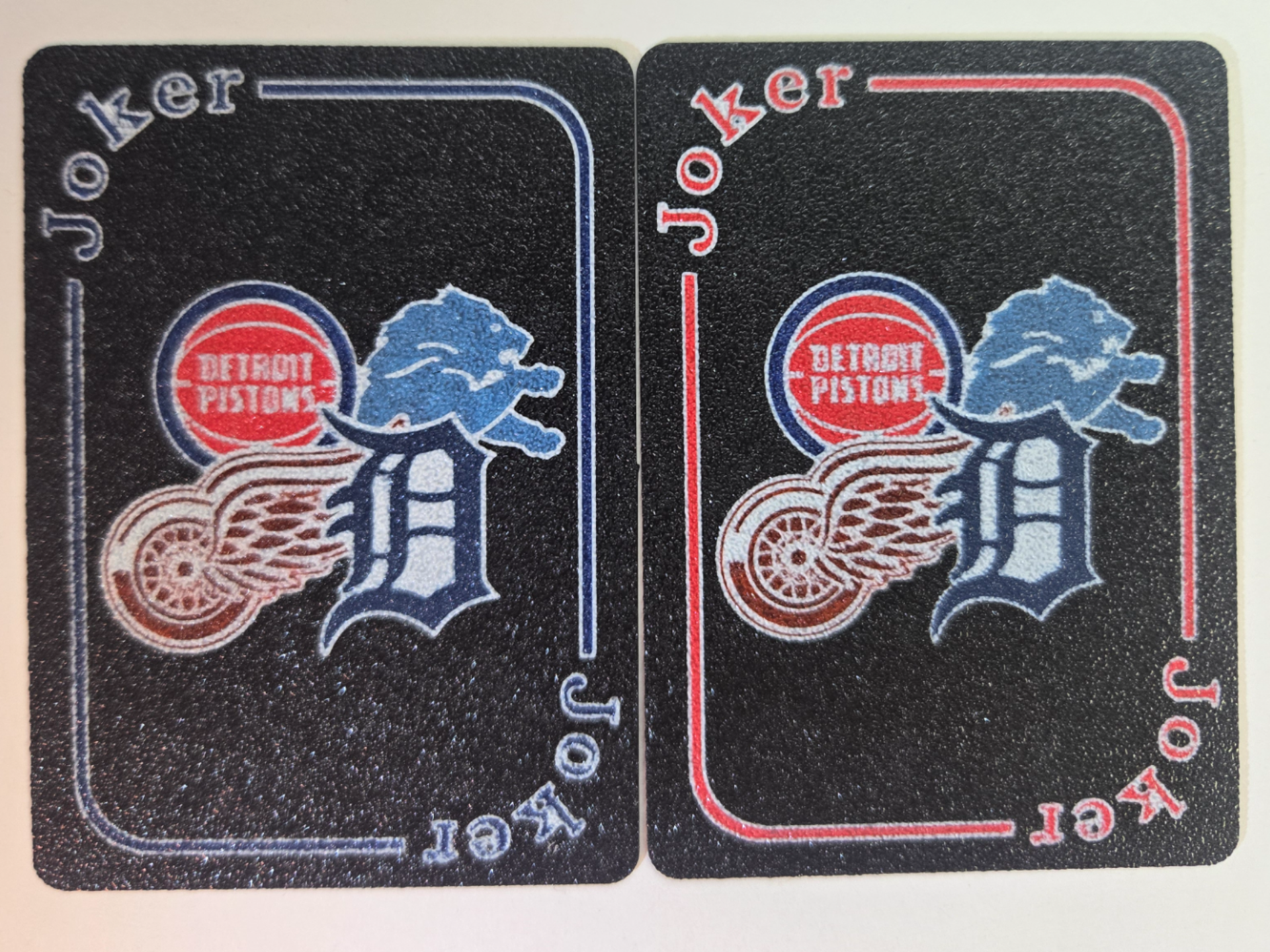 Playing Cards for Detroit Sports - Jokers