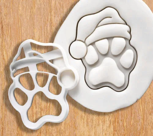 Christmas Paw Cookie Cutter
