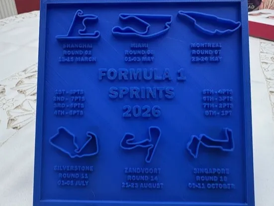 2026 Formula 1 Sprint Races Calendar F1