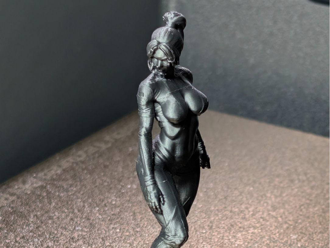 Sexy Sci-Fi Female Agent Statue