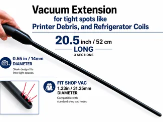 Vacuum Extension for tight spots