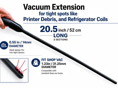 Vacuum Extension for tight spots