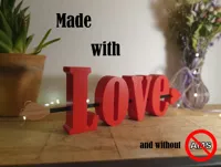 Schriftzug LIEBE