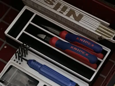 Gridfinity 160mm Knipex tool bin - vertical