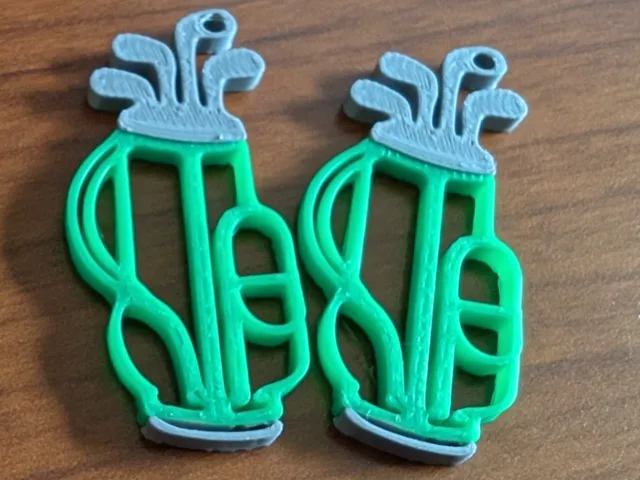 Golf Bag Earring