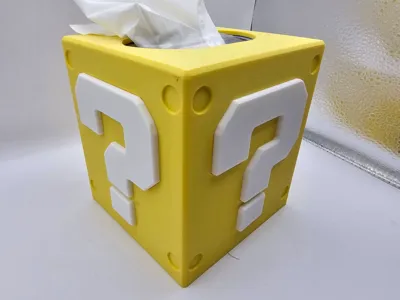 Mario Coin Block Tissue Box Cover