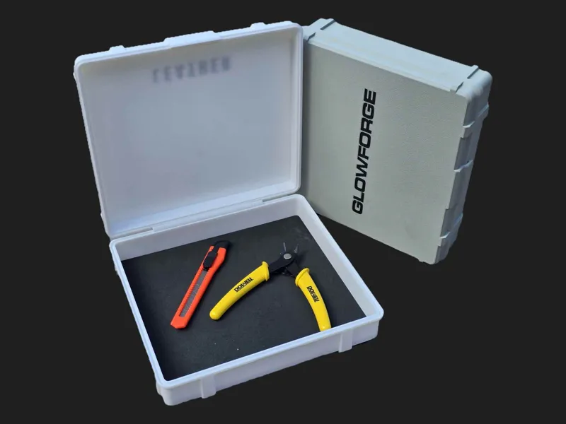 box, no hardware required, custom text