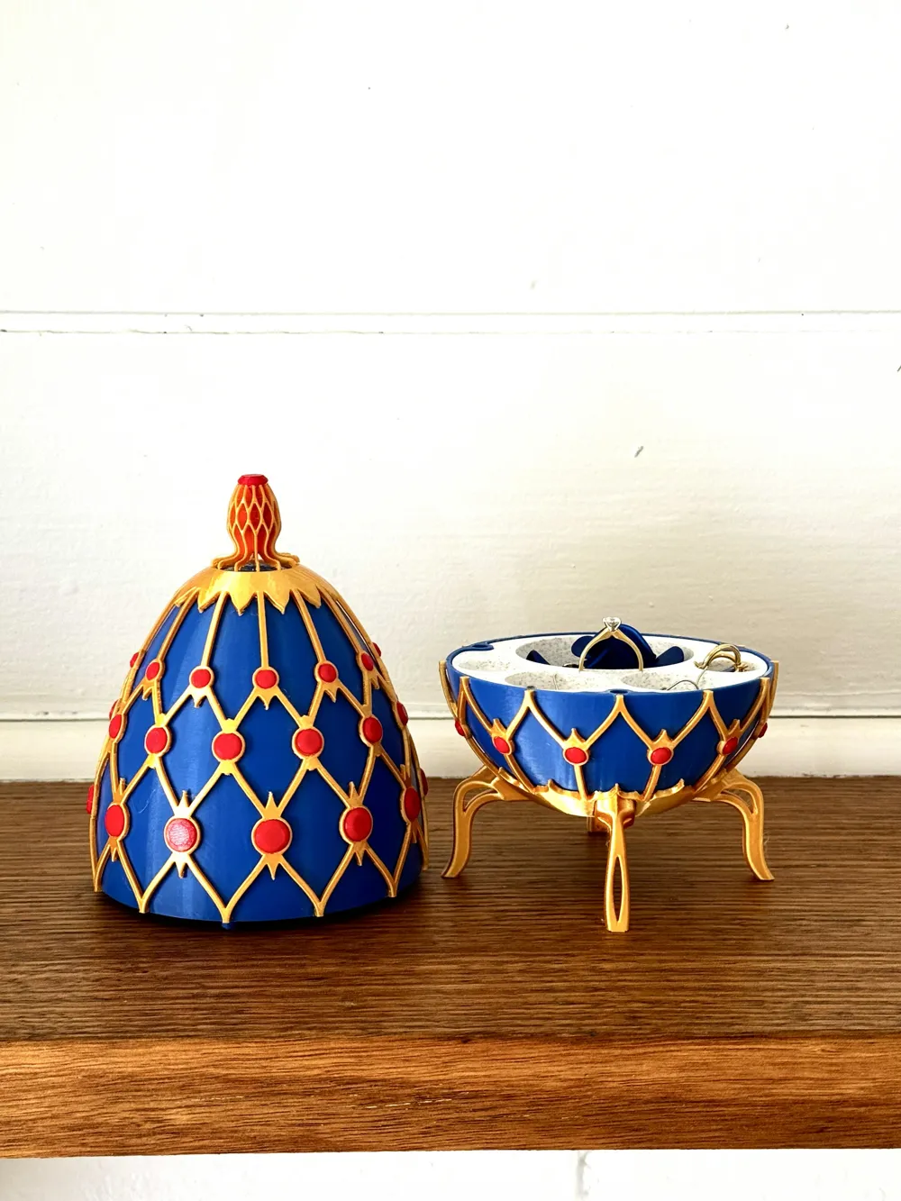 Faberge Egg Jewelery Box - Free 3D Print Model - MakerWorld