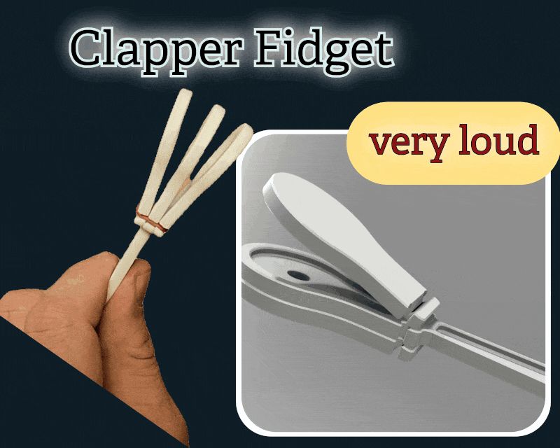 Clapper - Clapping Fidget (only 13 grams)