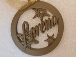 bola navidad personalizada lorena