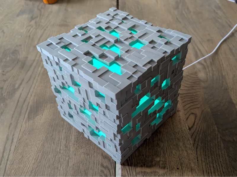 Minecraft Oreblock Lamp Decoration