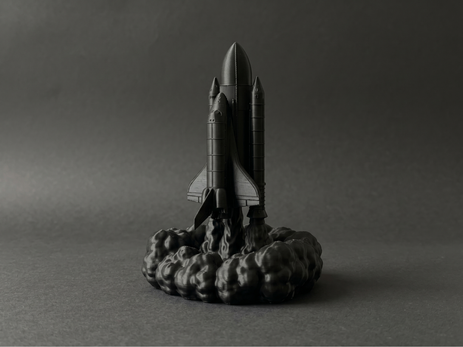 Space Shuttle Launch - With Exhaust Plume Base