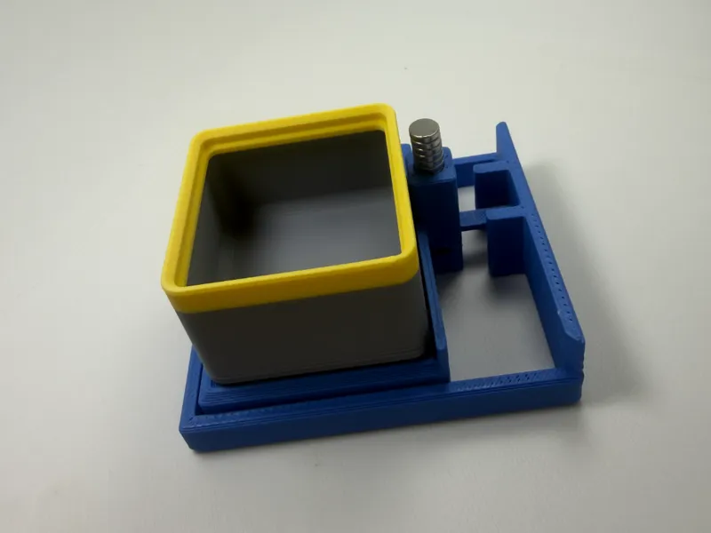 Magnet insertion jig gridfinity Rebuilt / Refined 