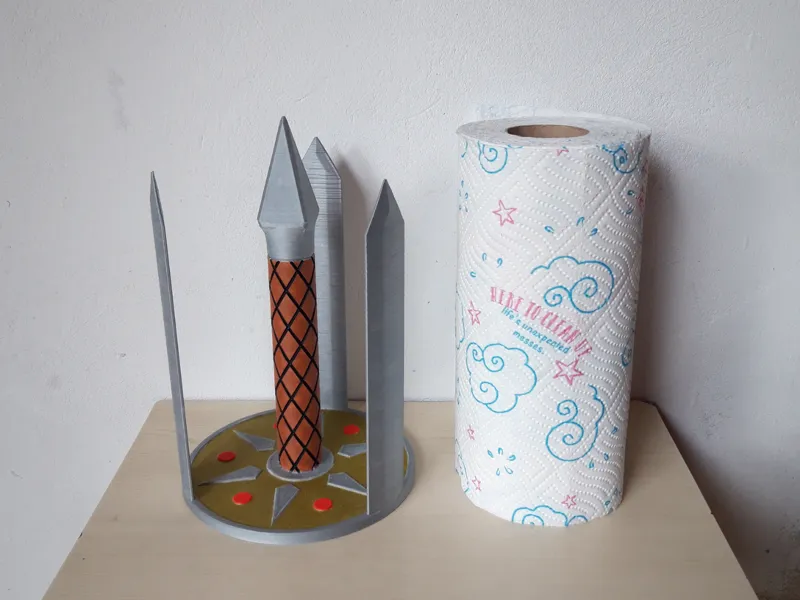 Paper towel throne