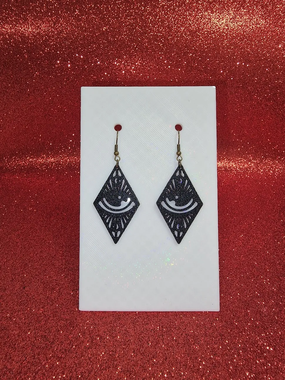 Third eye earrings view 2