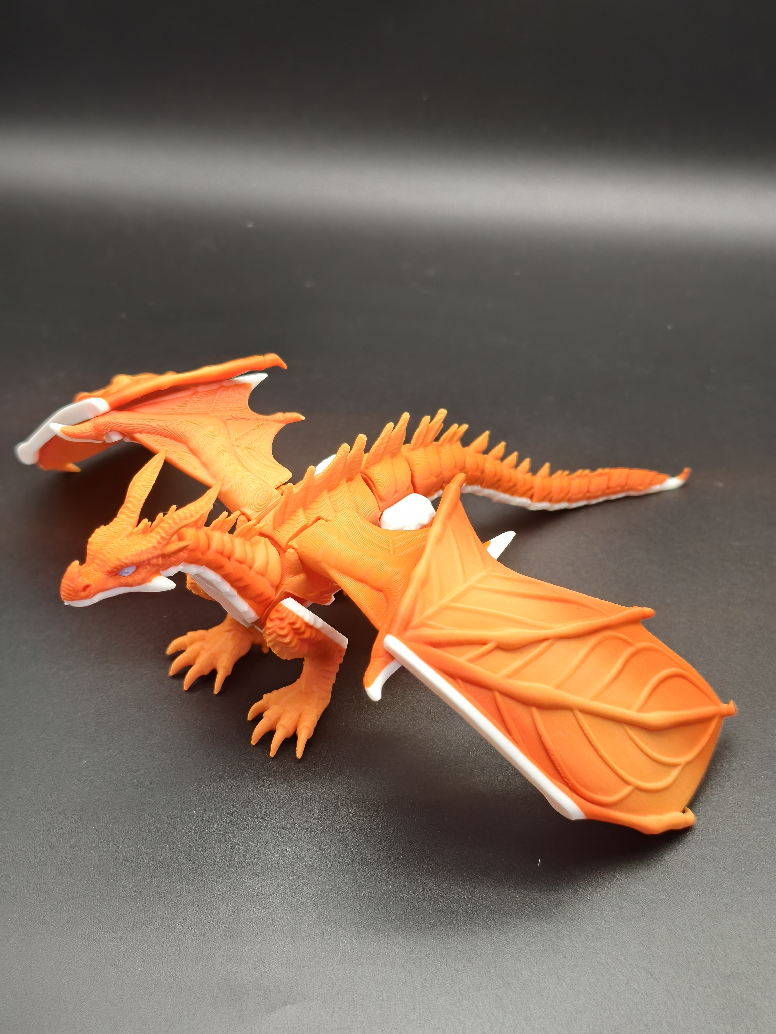 Miniatura 4 do modelo 3D 沙翼叶翼混血飞龙，无需支撑，MINI可打，有两个版本