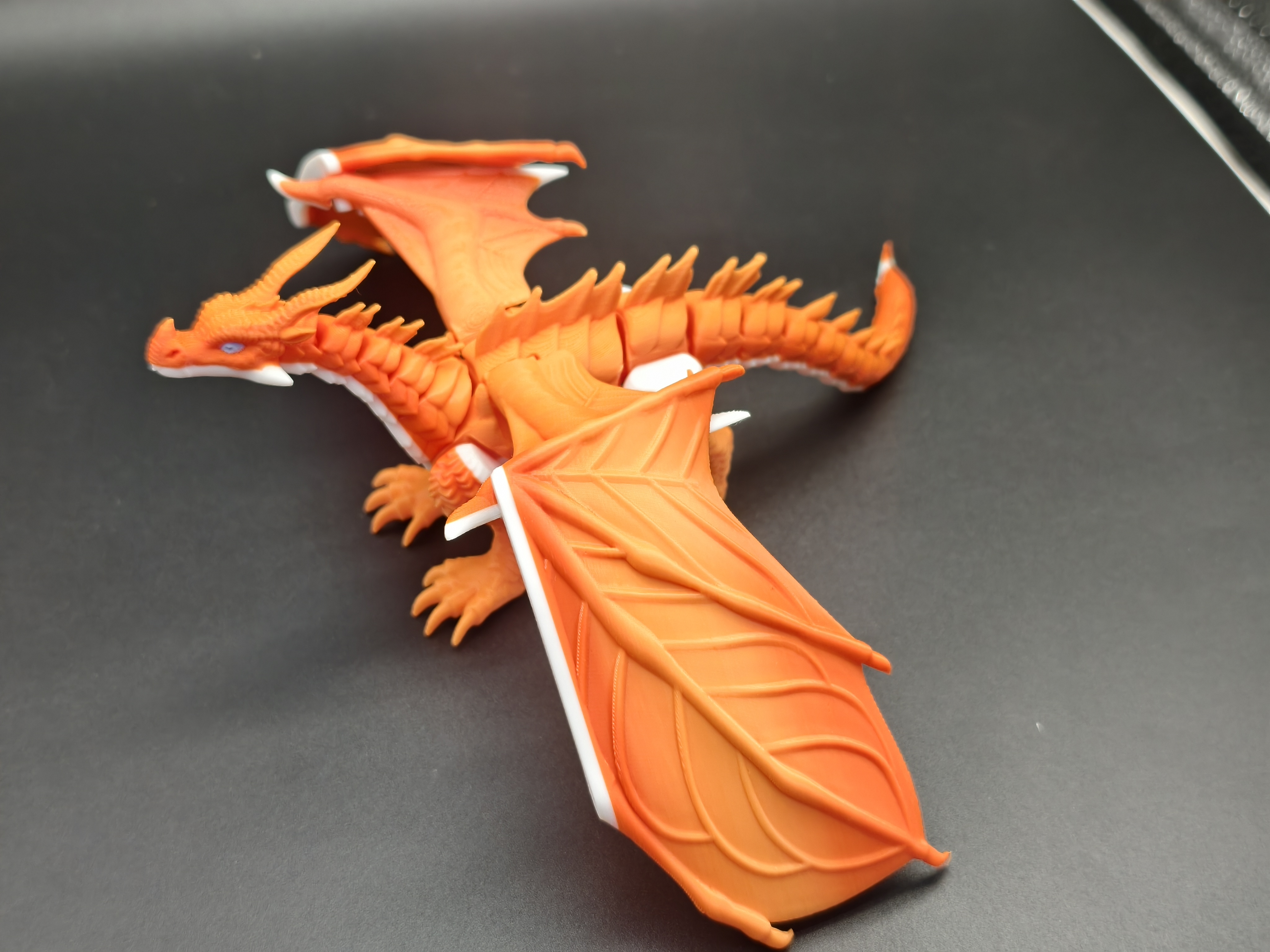 Miniatura 5 do modelo 3D 沙翼叶翼混血飞龙，无需支撑，MINI可打，有两个版本