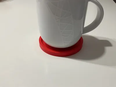 simple coaster with rim