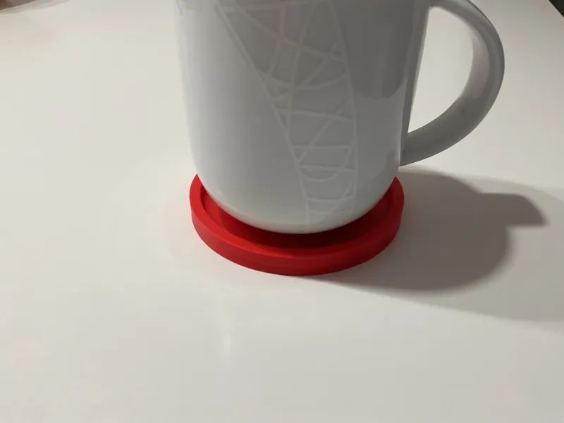 simple coaster with rim