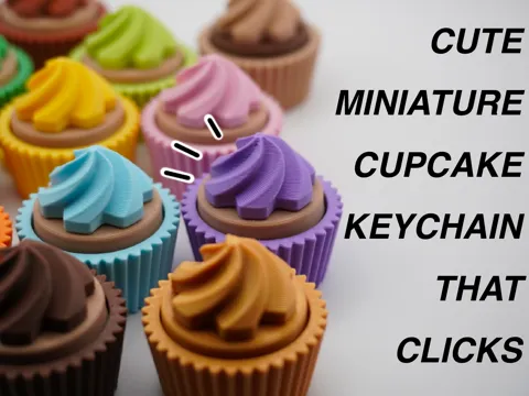 Mini Cupcake Fidget Clicker